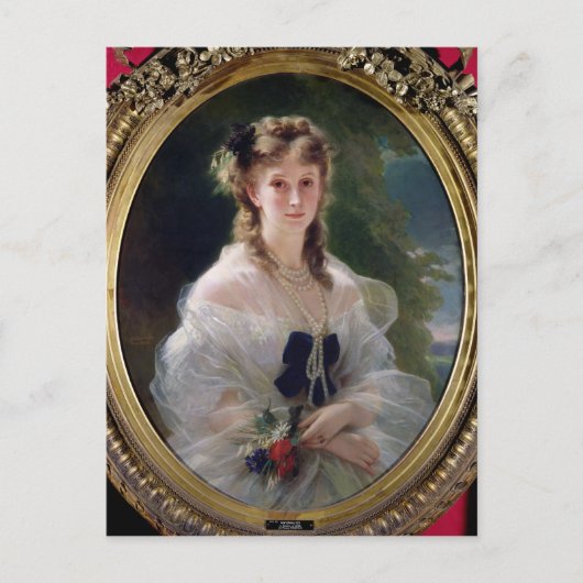 Portret van de Gravin van Sophie Troubetskoy van Briefkaart (Voorkant)