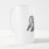 Portret van de Griekse filosoof Aristoteles Matglas Bierpul (Voorkant links)