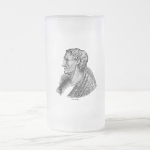 Portret van de Griekse filosoof Aristoteles Matglas Bierpul