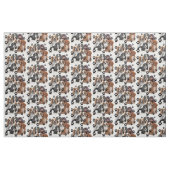 Portret van de groep Cavalier Spaniels Stof (Fat Quarter)