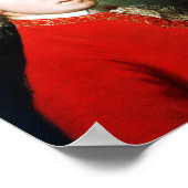 Portret van de grote componist Mozart Poster (Hoek)