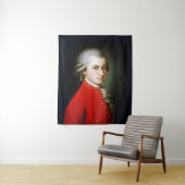 Portret van de grote componist Mozart Wandkleed (In situ)