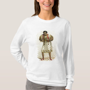 Portret van de heer Edmund Kean als Othello T-shirt