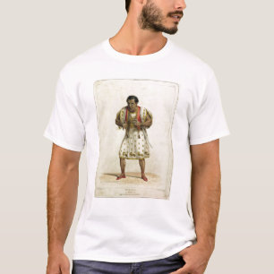 Portret van de heer Edmund Kean als Othello T-shirt