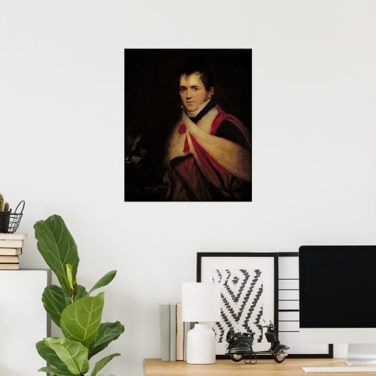 Portret van de heer Edward Daniel Clarke c.1822 Poster (Thuiskantoor)