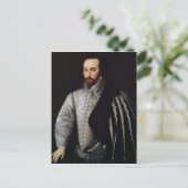 Portret van de Heer Walter Raleigh 1588 Briefkaart (Staand voorkant)