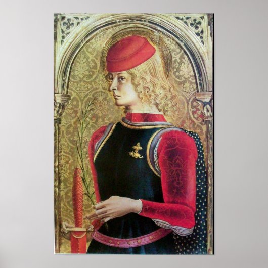 PORTRET VAN DE HEILIGE JORIS POSTER (Voorkant)
