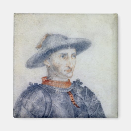 Portret van de hertog Rene I van Anjou Magneet (Voorkant)
