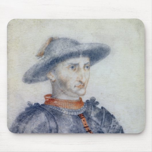 Portret van de hertog Rene I van Anjou Muismat (Voorkant)