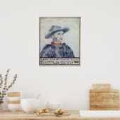 Portret van de hertog Rene I van Anjou Poster (Keuken)