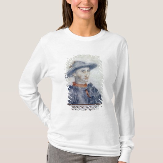 Portret van de hertog Rene I van Anjou T-shirt (Voorkant)