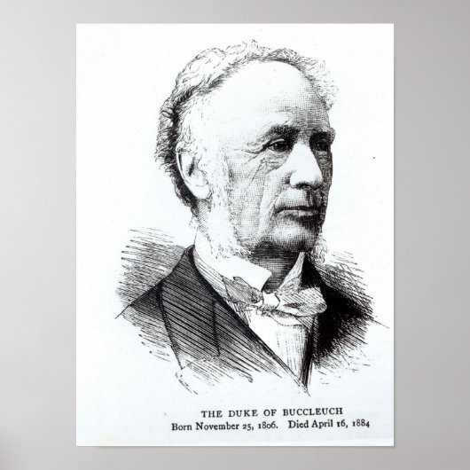 Portret van de hertog van Buccleuch Poster (Voorkant)