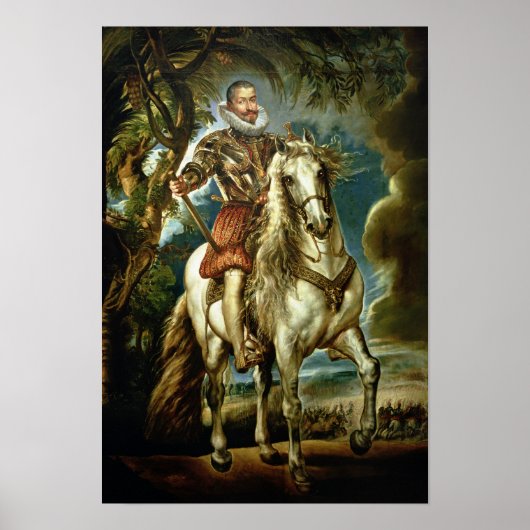 Portret van de hertog van Lerma 1603 Poster (Voorkant)