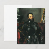 Portret van de hertog van Urbino door Titiaan (Voorkant / Achterkant)