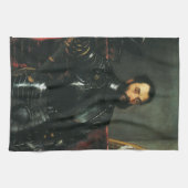 Portret van de hertog van Urbino door Titiaan Theedoek (Horizontaal)