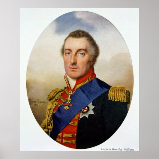 Portret van de hertog van Wellington Poster (Voorkant)