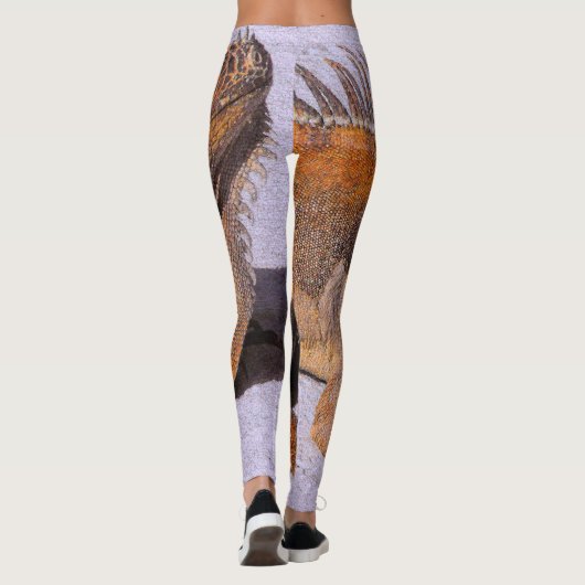 Portret van de Iguana Leggings (Achterkant)