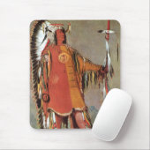 Portret van de Indiaanse hoofdman Mato-Tope door G Muismat (Met muis)