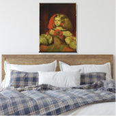 Portret van de Infanta Margarita Canvas Afdruk (Insitu (Slaapkamer))