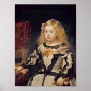 Portret van de Infanta Maria Marguerita 1654 Poster