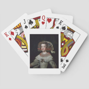 Portret van de Infanta Maria Teresa (1638-83) fut Speelkaarten