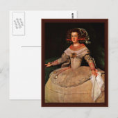 Portret van de Infanta Maria Teresa Briefkaart (Voorkant / Achterkant)