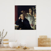 Portret van de Italiaanse componist Cherubini Poster (Keuken)