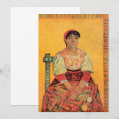 Portret van de Italiaanse vrouw van Vincent van Go (Voorkant / Achterkant)