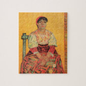 Portret van de Italiaanse vrouw van Vincent van Go Legpuzzel (Verticaal)