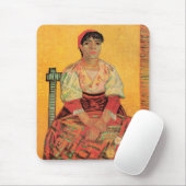 Portret van de Italiaanse vrouw van Vincent van Go Muismat (Met muis)