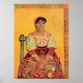 Portret van de Italiaanse vrouw van Vincent van Go Poster (Voorkant)
