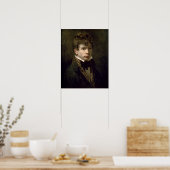 Portret van de Jonge Ingres 1790 Poster (Keuken)