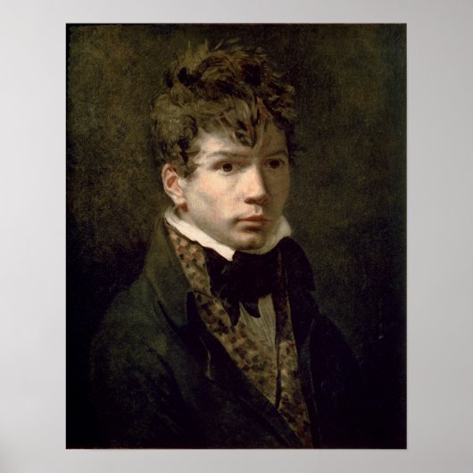Portret van de Jonge Ingres 1790 Poster (Voorkant)