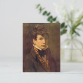 Portret van de Jonge Ingres door Jacques David Briefkaart (Staand voorkant)