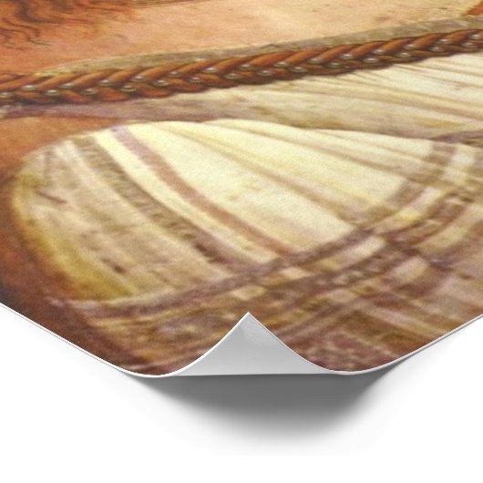 Portret van de jonge Simonetta Vespucci Poster (Hoek)