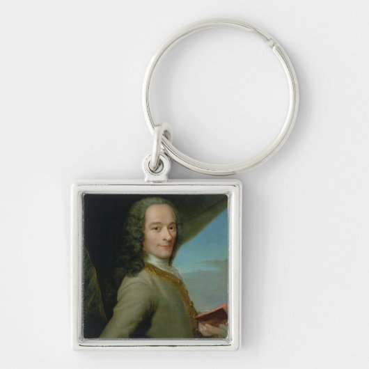 Portret van de jonge Voltaire Sleutelhanger (Voorkant)