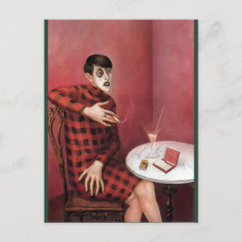 Portret van de journalist Sylvia Von Harden Otto Briefkaart