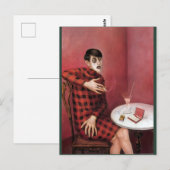 Portret van de journalist Sylvia Von Harden Otto Briefkaart (Voorkant / Achterkant)