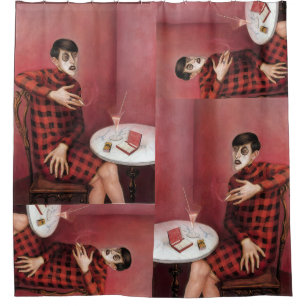 Portret van de journalist Sylvia Von Harden Otto Douchegordijn