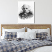 Portret van de juiste geachte John Bright Canvas Afdruk (Insitu (Slaapkamer))