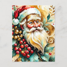 Portret van de kerstman