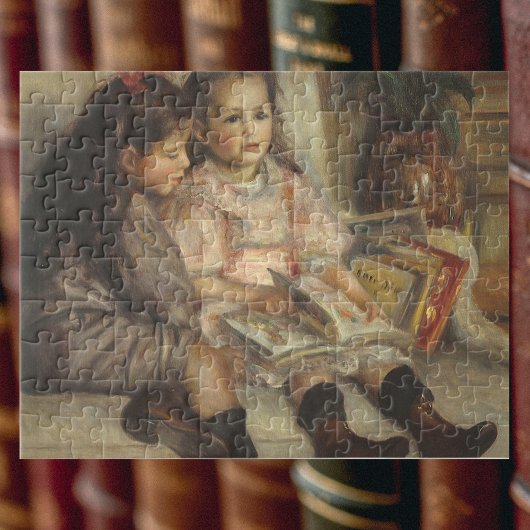 Portret van de kinderen Caillebotte door Pierre Re Legpuzzel