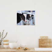 Portret van de koe poster (Keuken)