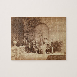Portret van de Koninklijke Familie in Osborne Hous Legpuzzel