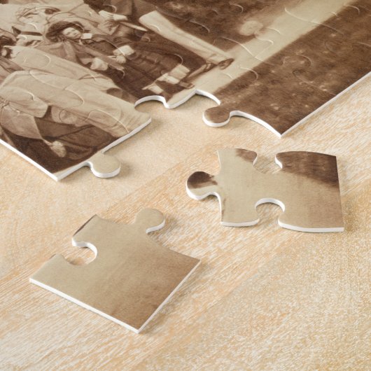 Portret van de Koninklijke Familie in Osborne Hous Legpuzzel (Zijkant)