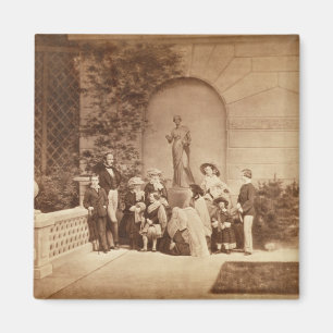 Portret van de Koninklijke Familie in Osborne Hous Magneet