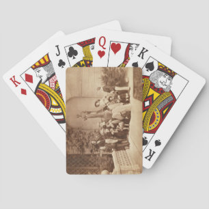 Portret van de Koninklijke Familie in Osborne Hous Speelkaarten