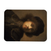 Portret van de kunstenaar als jong Man | 1629-31 Magneet (Horizontaal)