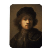 Portret van de kunstenaar als jong Man | 1629-31 Magneet (Verticaal)