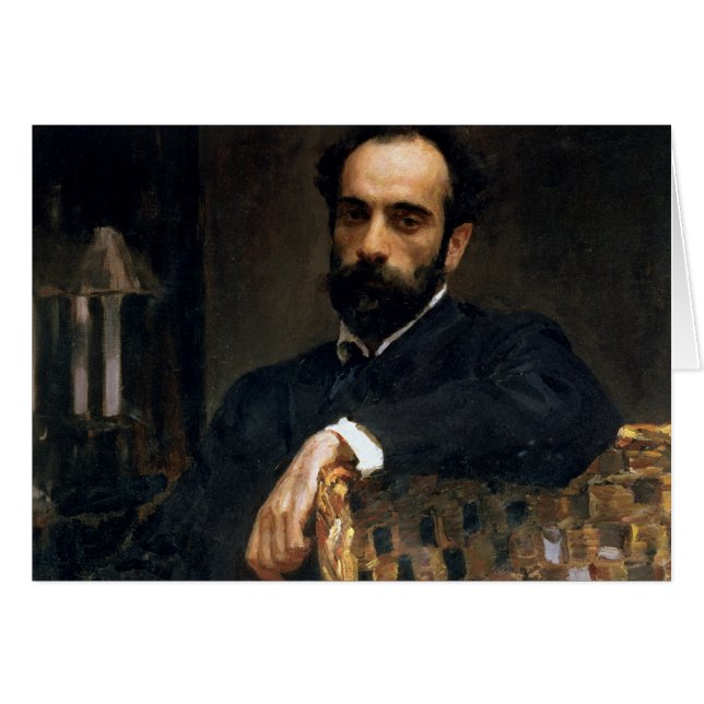 Portret van de kunstenaar Isaak Ilyich Levitan (Voorkant Horizontaal)